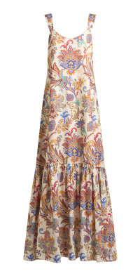 関税込【ETRO】Printed maxi dress Printed crepe maxi dress ETRO pour femme | NET-A-PORTER