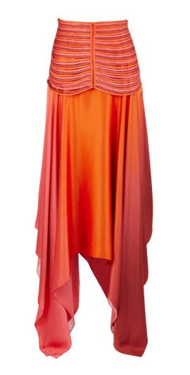 Francesca Miranda Francesca Miranda - Eden Hand-Dyed Silk Maxi Skirt - Multi - US 2
