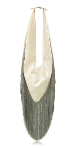 FRANÇOISE FRANÇOISE - Exclusive Leather Fringed Medium Shoulder Bag - White - OS - Only At Moda Operandi