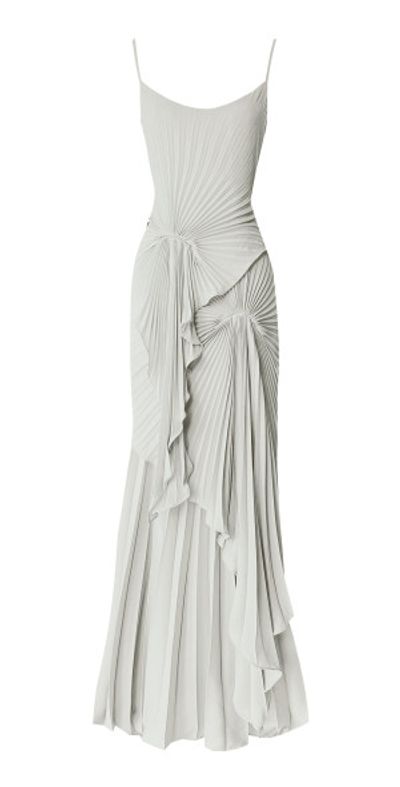 GEORGIA HARDINGE - - The Torrent Georgette Maxi Dress - Ivory - UK 4 GEORGIA HARDINGE - - The Torrent Georgette Maxi Dress - Ivory - UK 4
