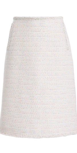 Giambattista Valli Giambattista Valli - Tweed Sorbet Mini Skirt - Ivory - IT 40