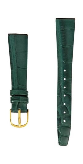 Heaven Mayhem Heaven Mayhem - Monroe Croc-Embossed Leather Watch Band - Green - OS