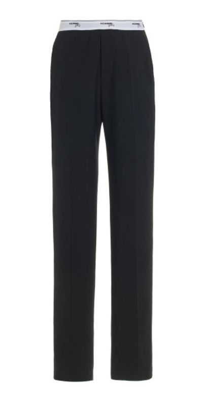 HOMMEGIRLS HOMMEGIRLS - Classic Stretch-Wool Pants - Black - IT 42