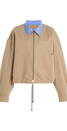 HOMMEGIRLS HOMMEGIRLS - Cotton Parachute Jacket - Khaki - S