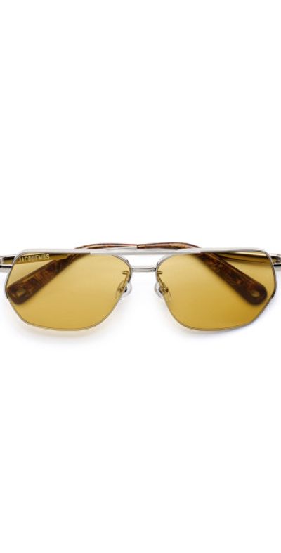 Jacquemus Jacquemus - Aviador Metal Sunglasses - Silver - OS
