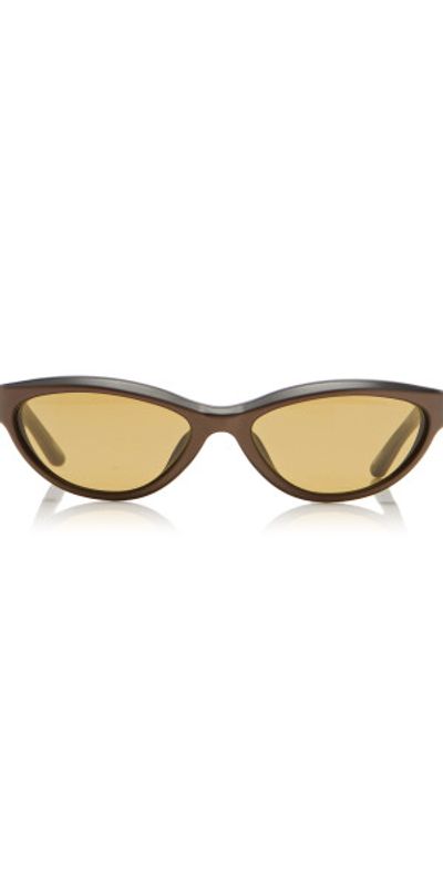 Jacquemus Jacquemus - Curvo Acetate Sunglasses - Brown - OS