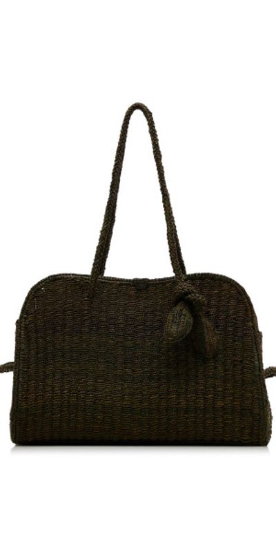 Jacquemus Jacquemus - The Turismo Raffia Bag - Dark Green - OS