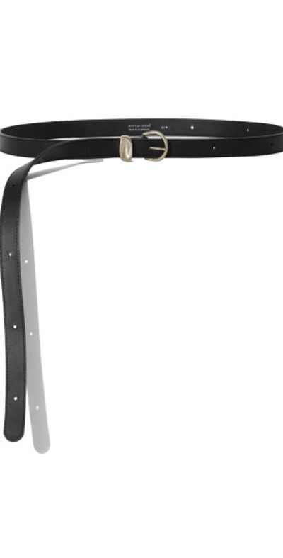 Janessa Leone Janessa Leone - Myra Leather Belt - Black - M/L