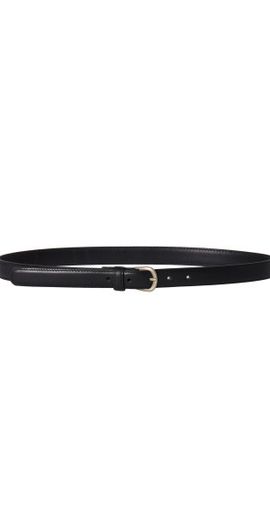 Janessa Leone Janessa Leone - Slim Leather Belt - Black - M/L