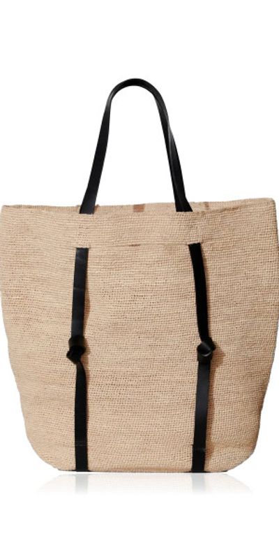 Janessa Leone Janessa Leone - Tanner Straw Tote Bag - Neutral - OS