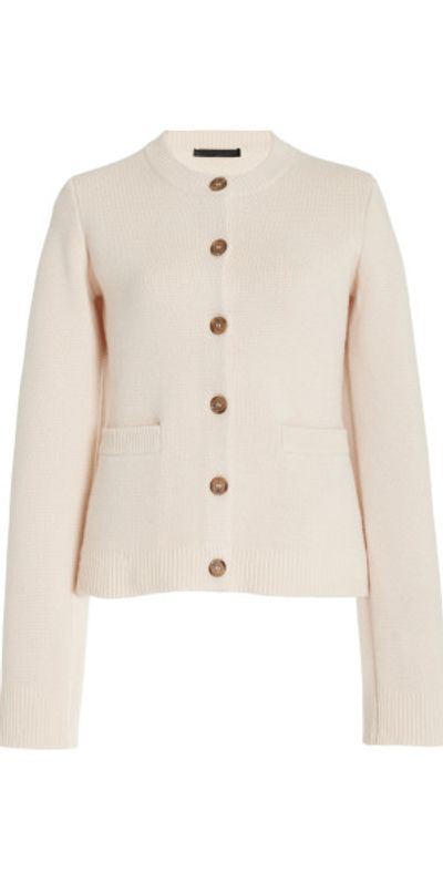 Jenni Kayne Jenni Kayne - Cooper Wool And Cashmere-Blend Cardigan - Ivory - M