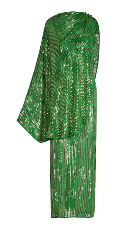 johanna ortiz sequin dress Johanna Ortiz Net Sustain Aurora MGica Sequin-Embellished Silk Maxi Dress In Red - 40% Off