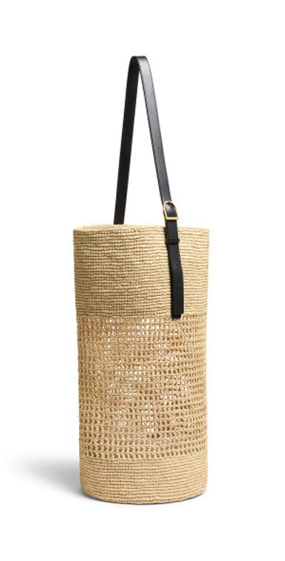Khaite Khaite - Billie Raffia Bucket Bag - Neutral - OS