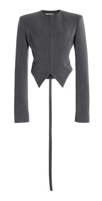 LaQuan Smith LaQuan Smith - Puffed Sleeve Tailored Jacket - Grey - XS