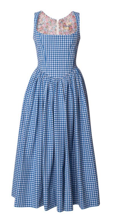 knee length dresses for ladies Tessa Printed Midi Dress L