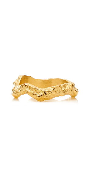 Louis Abel - - Aurea 18K Gold Vermeil Thin Ring - Gold - EU 54 