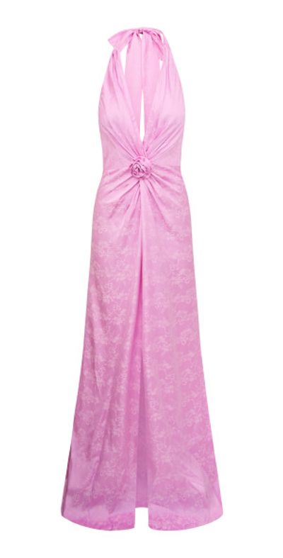 LoveShackFancy - - Lowry Rosette-Detailed Gown - Pink - US 6 - Only At Moda  Operandi