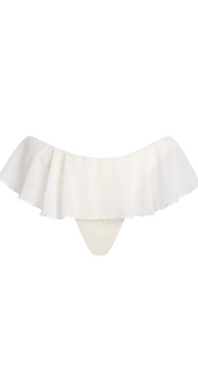MARE PERPETUA MARE PERPETUA - Nostalgia Bikini Bottom - White - XS