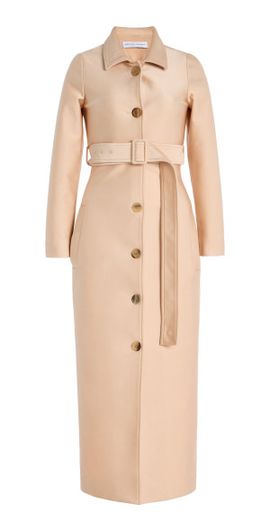 Marie Adam-Leenaerdt Marie Adam-Leenaerdt - Belted Midi Dress - Neutral - FR 34
