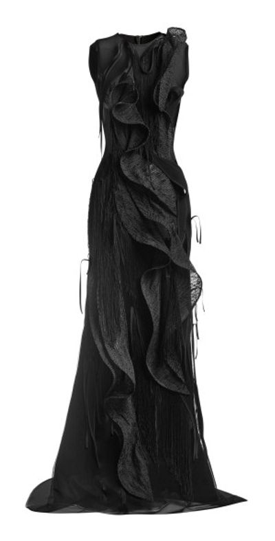 sachin and babi light blue dress Maticevski The Icarus Gown in Pearl Texture main image 0