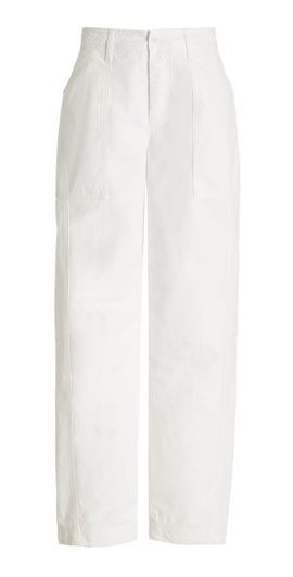Matteau Matteau - Relaxed Cotton Cargo Pants - White - 4
