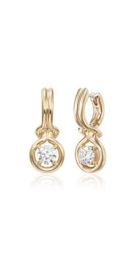 Melissa Kaye Melissa Kaye - 18k Yellow Gold Rocky Earring Medium - Gold - OS - Gifts For Her