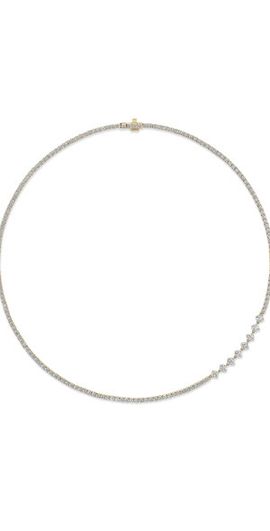Melissa Kaye Melissa Kaye - Stella 18K Yellow Gold Diamond Tennis Necklace - Gold - OS - Gifts For Her