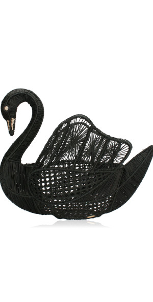 Mercedes Salazar Black Swan Bread Basket