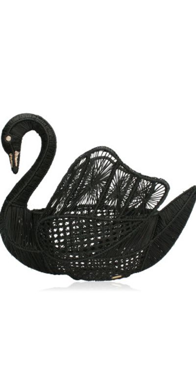 Mercedes Salazar Mercedes Salazar - Black Swan Bread Basket - Black