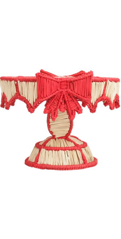 Mercedes Salazar Mercedes Salazar - Bow Party Mini Cake Stand - Red