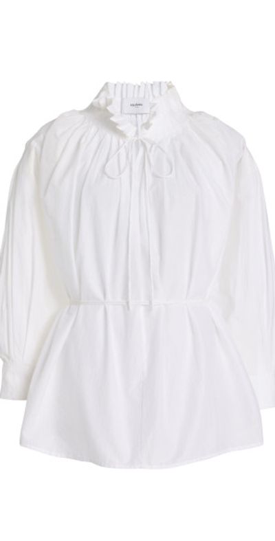 Merlette Merlette - Shore Pima Cotton Top - White - M