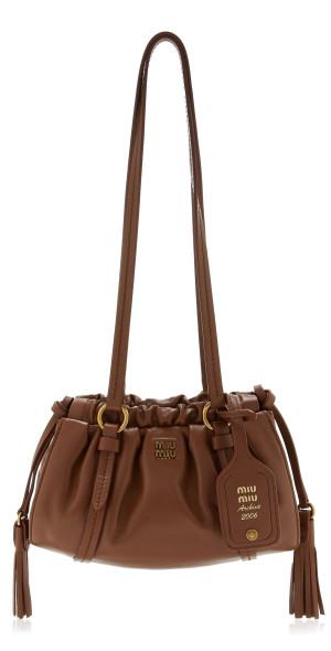 Miu Miu - - 2006 Mini Joie Leather Shoulder Bag - Brown - OS