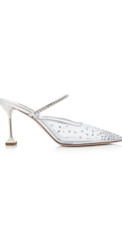 Miu Miu Miu Miu - Ciabatte PVC Pumps - Silver - IT 36 - Moda Operandi