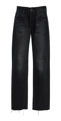 BLACK BY MOUSSY★ loose straight denim 23 MOUSSY VINTAGE Iona Straight Low-Rise Jeans | Neiman Marcus