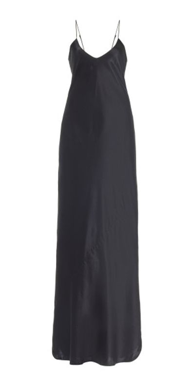 NILI LOTAN NILI LOTAN - Cami Silk Gown - Black - M - Moda Operandi