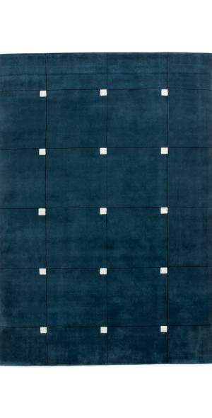 Nordic Knots - - Modern Area Rug; 8' X 10' - Blue - Moda Operandi