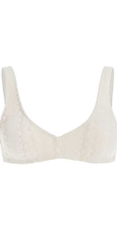 Oas Oas - Roccia Bikini Top - Ivory - XL