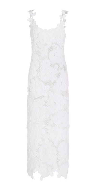oscar midi dress white Oscar Midi Dress White