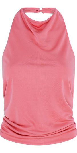 Paris Georgia Paris Georgia - Arlo Cowl-Neck Top - Pink - M