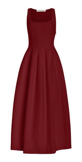 red tight midi dress Red Ribbed Long Puff Sleeve Maternity Midi Dress – PinkBlush