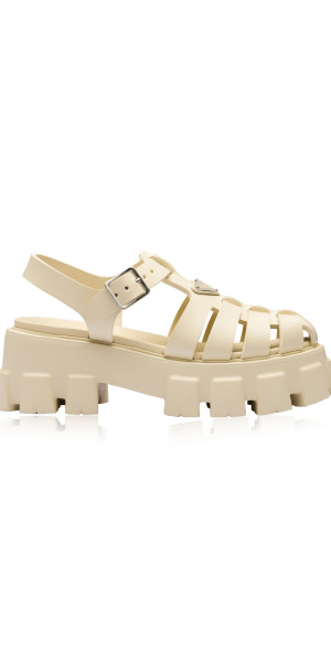 PRA RUBBER FISHERMAN SANDALS LIGHT PINK CALFSKIN