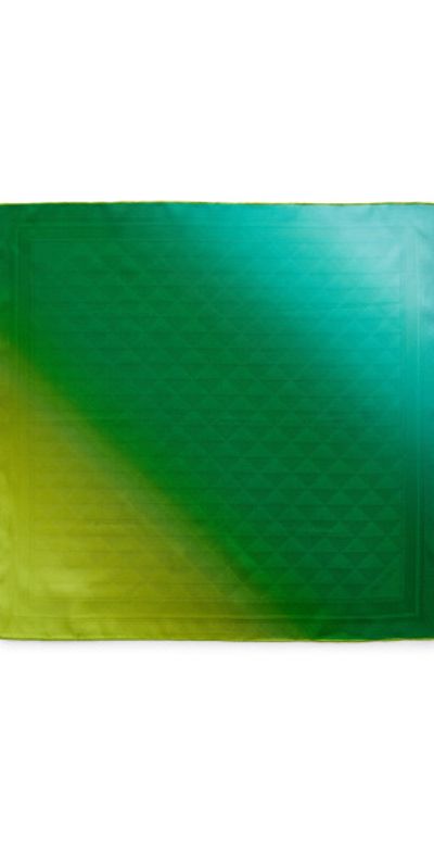 Prada Prada - Printed Silk Twill Scarf - Green - OS