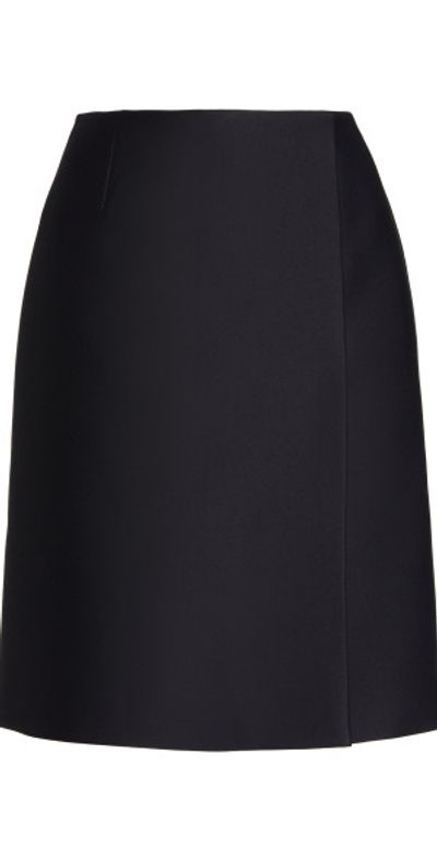 Prada Prada - Radzmir Mini Wrap Skirt  - Black - IT 42 - Moda Operandi