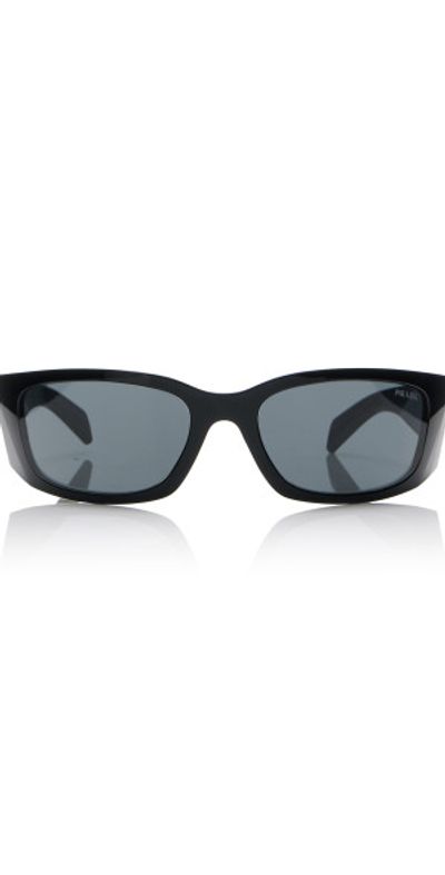 Prada Prada - Symbole Mask-Frame Acetate Sunglasses  - Black - OS