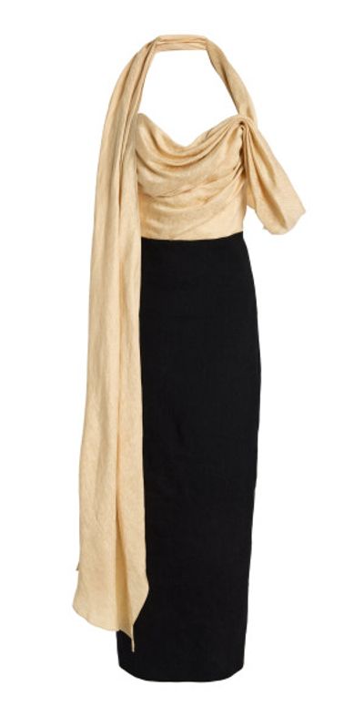 Rosie Assoulin Rosie Assoulin - Burbling Stream Scarf Dress - Ivory - US 6