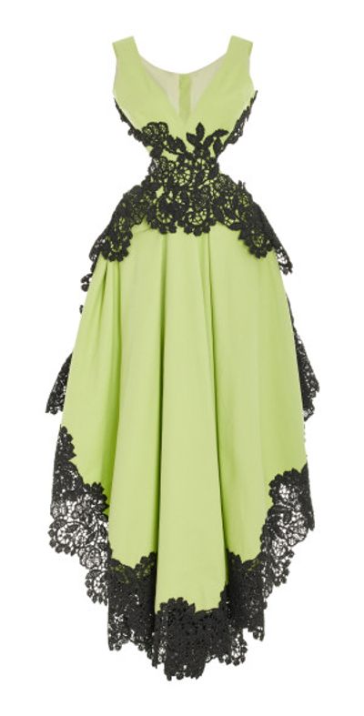 rosie assoulin green striped dress High Garden Maxi Dress in Cotton Poplin Stripe – Rosie Assoulin main image 0