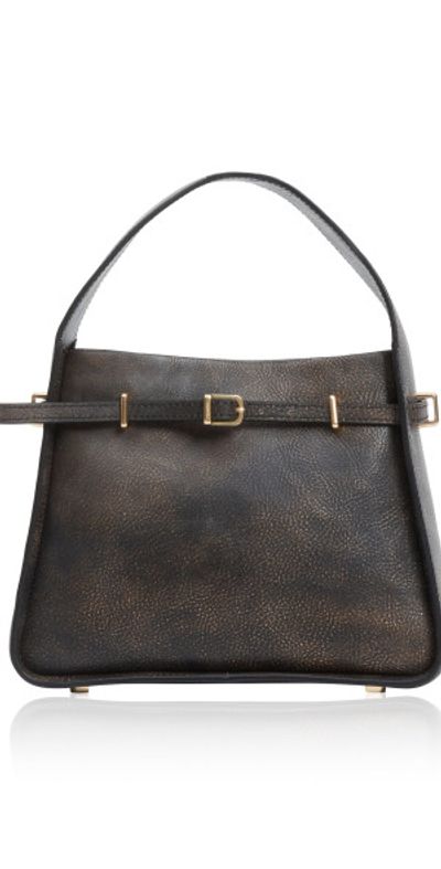 SIMKHAI SIMKHAI - River Small Leather Bucket Bag - Brown - OS