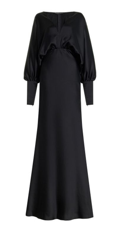 sophie et voila draped satin maxi dress Modest, elegant and unique dresses