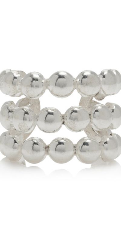 Sylvia Toledano Sylvia Toledano - Dots Silver-Plated Ring - Silver - OS - Gifts For Her