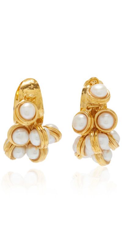 Sylvia Toledano Sylvia Toledano - Mini Candies Pearl 22K Gold-Plated Earrings - White - OS - Gifts For Her